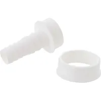 Kirchhoff KS Geräteanschluss, 1 1/2"IG x 3/4"T Weiß,für Waschgeräte