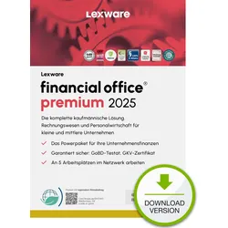 Lexware financial office premium handwerk 2025 - Abonnement-Lizenz (1 Jahr)