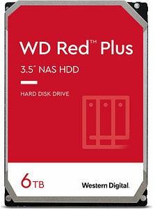 Western Digital Red Plus 6 TB interne HDD-NAS-Festplatte