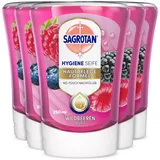 Sagrotan No-Touch Nachfüller Brombeere & Waldfrüchte – für den automatischen Seifenspender 5 x 250 ml Handseife im praktischen Vorteilspack