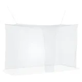 vidaXL Moskito-Netz für Bett 156 Maschen 3 pcs 156 x 3 cm Weiß