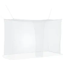 vidaXL Moskito-Netz für Bett 156 Maschen 3 pcs 156 x 3 cm Weiß