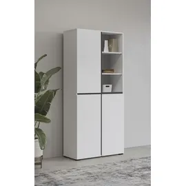 INOSIGN Cross 79,5 x 183,5 x 40 cm weiß matt / weiß