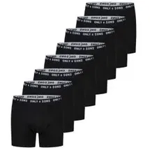 Only&Sons ONSSCOTT Boxershorts schwarz XL 8er Pack