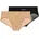 2 St Beige/Schwarz L