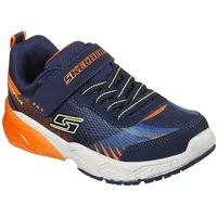 SKECHERS THERMOFLUX 2.0 KODRON Sneakers, Navy & Blue Textile/Orange & Lime Trim, 30 EU