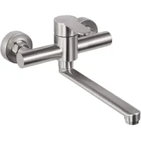 Wasserhahn Wandmontage 360° Drehbare Edelstahl Wasserhahn Küche Wandarmatur K...