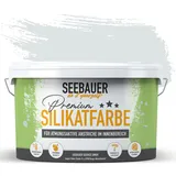 SEEBAUER diy Silikatfarbe Blau 2,5L für Innen (No. 841 Luxury Passion) Atmungsaktive Mineralfarbe für Allergiker - Abwaschbare Wandfarbe - Blautöne hohe Deckkraft