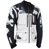 Leatt 5.5 Enduro S24 Forge, Textiljacke - Grau/Schwarz/Rot -