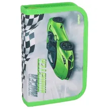 FUN UNLIMITED PRODUCTS Schüleretui "Racer Monster" 1Zip 28-tlg.