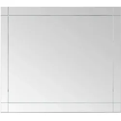 vidaXL Wandspiegel 100x60 cm Glas
