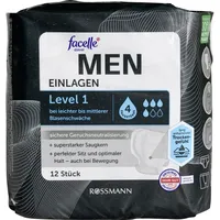 facelle diskret MEN Einlagen Level 1 - 12.0 Stück