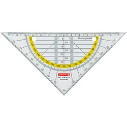 BRUNNEN Geometrie-Dreieck OFFICE TO GO 16,0 cm