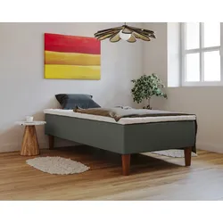 Boxspringbett »Osterberg«, mit Taschen-Federkernunterbox, anthracite, , 51661343-0 Struktur   140x200
