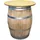 Temesso Stehtisch Weinfass D 80 cm Braun