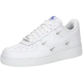 Nike Air Force 1 '07 LX Damen White/White/Hyp er ROYAL/Black 39