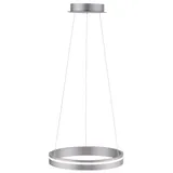 Paul Neuhaus Q SMART HOME LIGHTS LED-Pendelleuchte Q-Vito Alu, Eisen, Stahl & Metall Silber 40 cm