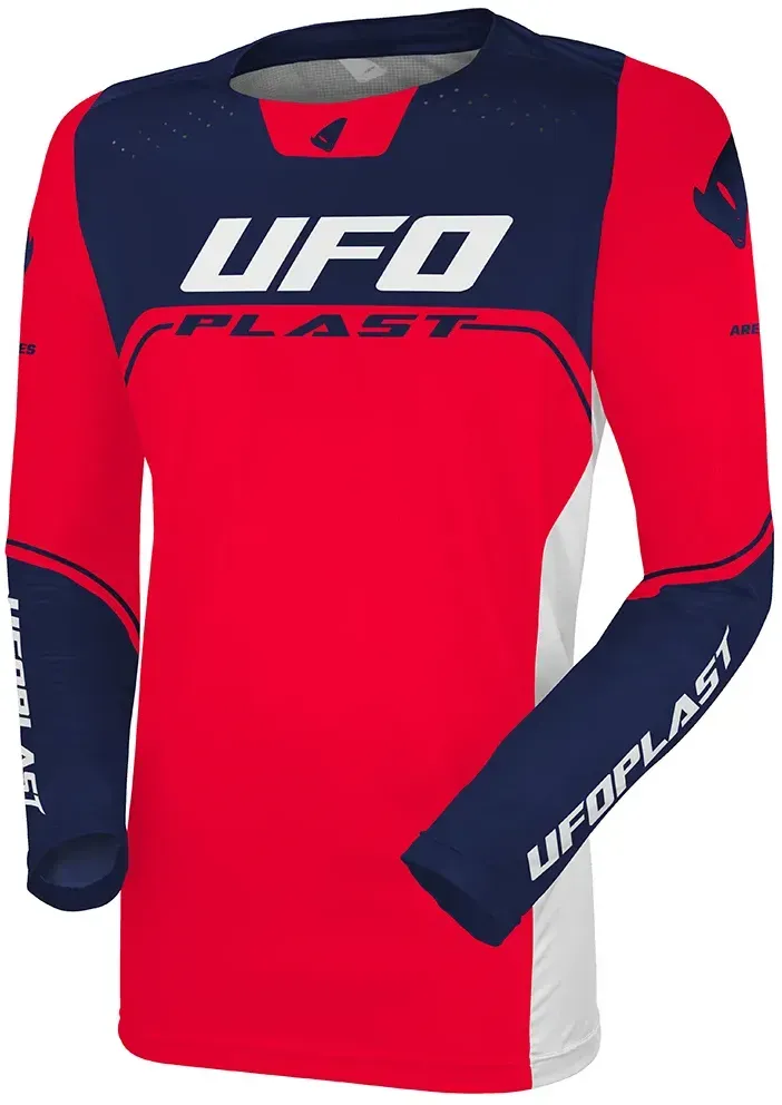 Ufo Ares Langarm-trikot - Red / Blue - 3XS