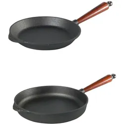 Skeppshult Gusseisen Pfannen Set Buchegriff