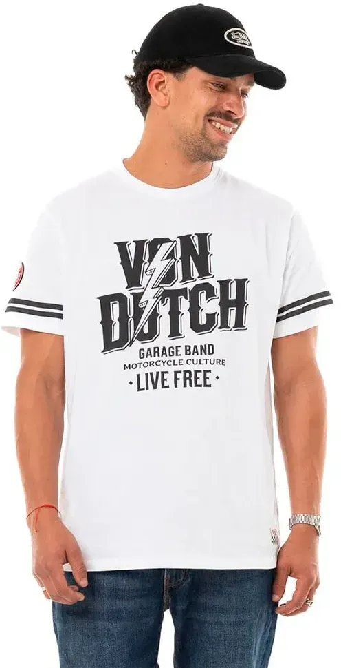 Von Dutch Terry Kurzarm-t-shirt - VD/RC/1/TR/TERRY - XL