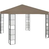 vidaXL Pavillon 3x3 m Taupe