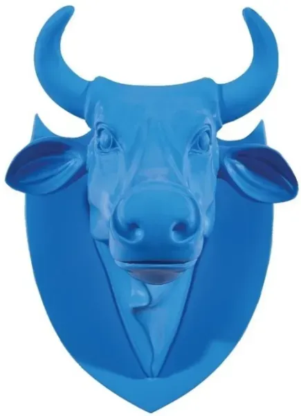 Cowparade Kuh Trophy 'Blau'