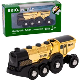 BRIO Goldene Batterielok mit Licht und Sound (63363000)