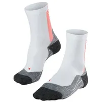 Falke Achilles Damen Laufsocken 1 Paar Weiß/Neon Rot 39-40