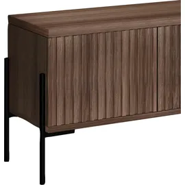 Home Affaire Lowboard HOME AFFAIRE "Valloire", braun, B:176cm H:55cm T:38cm, MDF, Spanplatte, Sideboards, Lowboard, Kommode, Push-to-open Funktion, Breite 176 cm