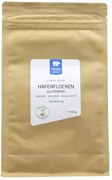 TAIGA Haferflocken glutenfrei gekeimt bio