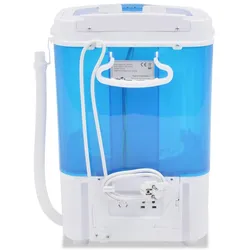 vidaXL Mini-Waschmaschine mit Schleuder und 1 Kammer 2,6 kg