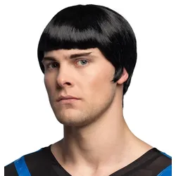 Perücke Spock Star Trek Schwarz - OS