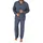 normann Pyjama Flanell blau 52