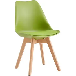 mcc direct Esszimmerstuhl Eva Kunstleder grün 2er Set