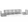 vidaXL Garten-Lounge-Set 6-tlg. grau Kiefer