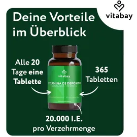 Vitabay Vitamin D3 Depot 20.000 I.E. Tabletten 360 St.