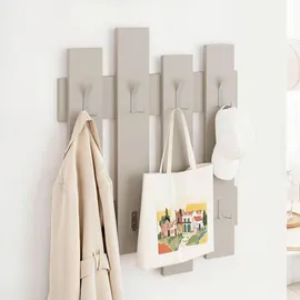 Decortie Wandgarderobe Livetastic 64 x 81 x 4 cm Sand