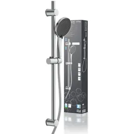 Eisl GRANDE VITA Stangenbrause-Set 1 tlg. Chrom/Anthrazit