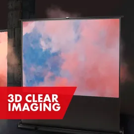 Maclean Brackets Maclean kompakt, Bodenprojektionswand, 66", 16:9 MC-210