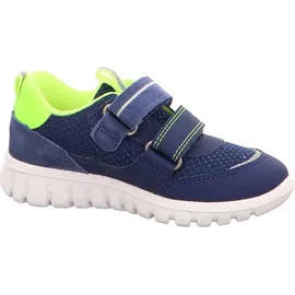 superfit SPORT7 Mini Sneaker, BLAU/GELB 8010, 25 EU