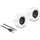 DeLock 27008 2.0 PC-Lautsprecher Kabelgebunden 2 W Weiß-Silber