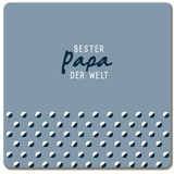 Grafik Werkstatt lustiger Untersetzer aus Kork | Bester Papa der Welt, Bunt