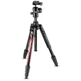 Manfrotto Befree Advanced M-lock (Metall), Stativ, rot