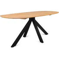Benoa Esstisch Runa Oval 120cm - Natur - Hellbraun