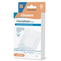 Lifemed Duschpflaster XXL 10 x 8 cm Aqua 5 St.