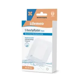 Lifemed Duschpflaster XXL 10 x 8 cm Aqua 5 St.