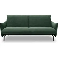 DOMO. collection Sofa Salta, 2-Sitzer Couch mit Schlaffunktion, 200 x 120 cm Liegefläche, modernes 2er Schlafsofa, Schlafcouch, Gästebett, 230 x 95 x 102 cm (BxTxH), grün