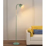 ANTENLICHT VILI | Leselampe Stehlampe E27 Fassung Max.60W Schwenkbare Stehlampe für Wohnzimmer Schlafzimmer Arbeitszimmer Stehleuchte Nordisch mit Höhe 159cm, Waldgrün (ohne Leuchtmittel)