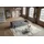 KAWOLA Sofa CELESTE 4-Sitzer mit Hocker Cord grau