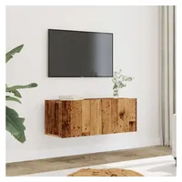 VidaXL TV-Wandschränke 2 Stk. Altholz-Optik 80x30x30 cm
